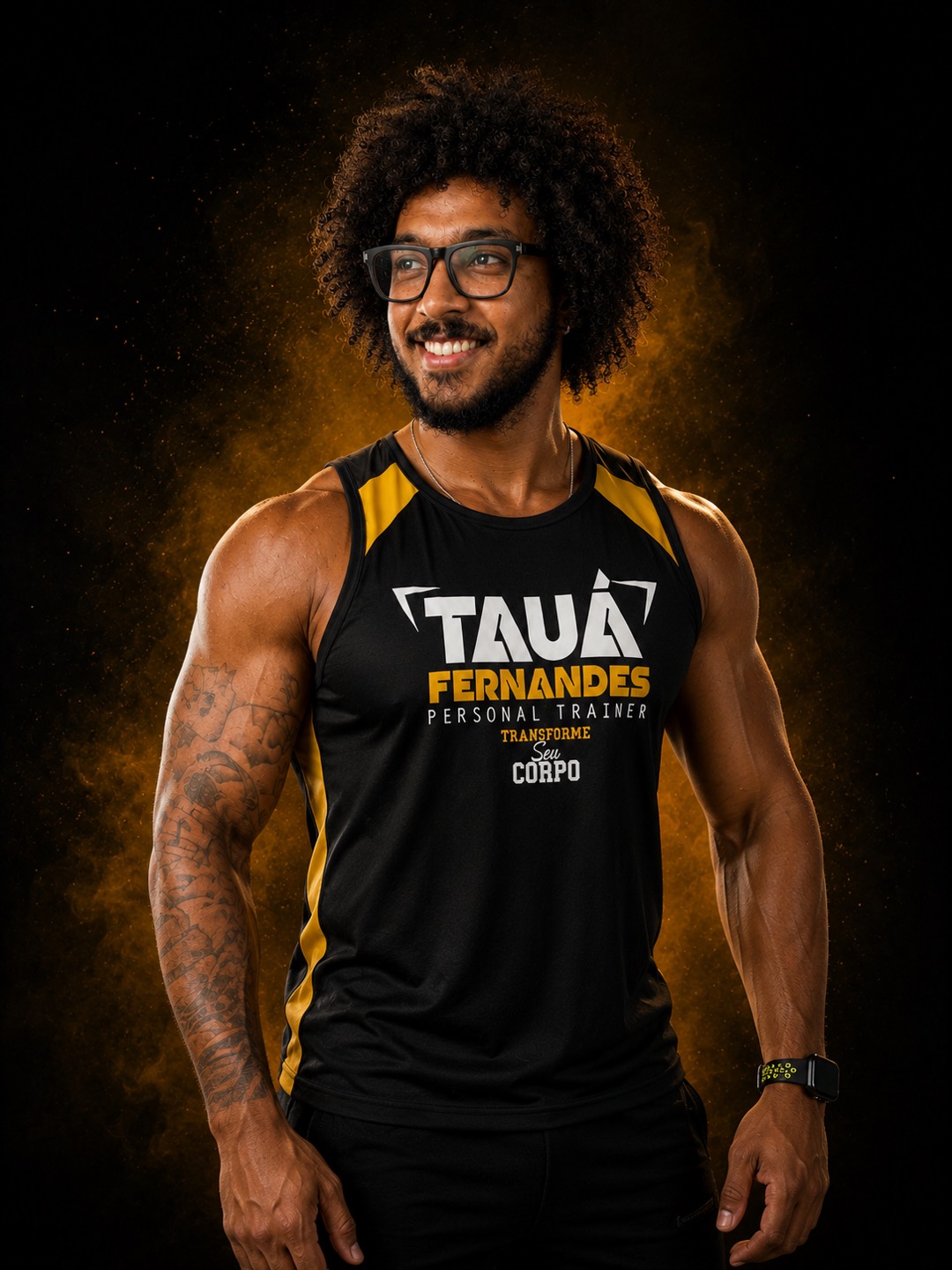 Tauá Fernandes, personal trainer em Salvador-BA, sorrindo
